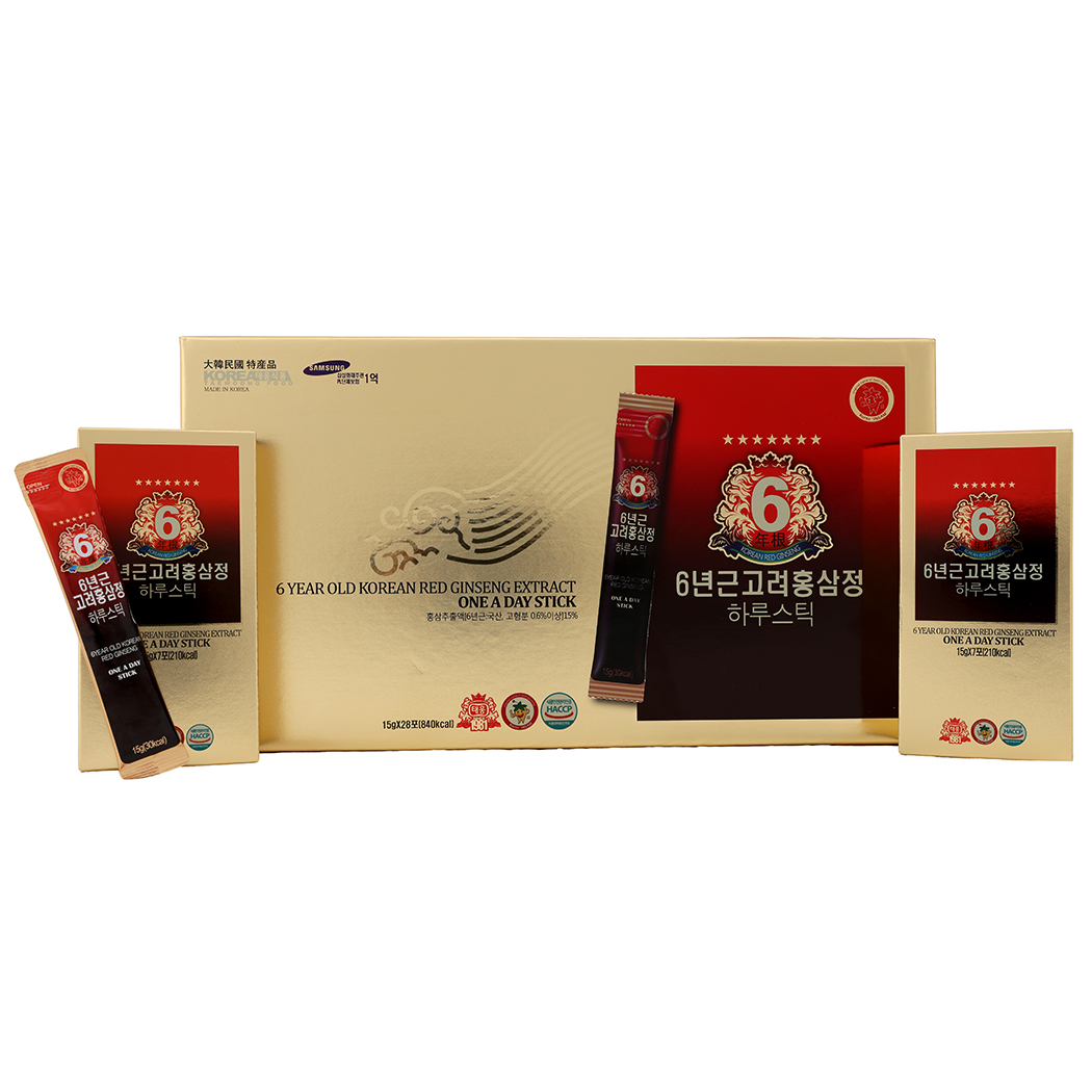 6 Years Old Korean Red Ginseng Extract One a Day Stick view 2