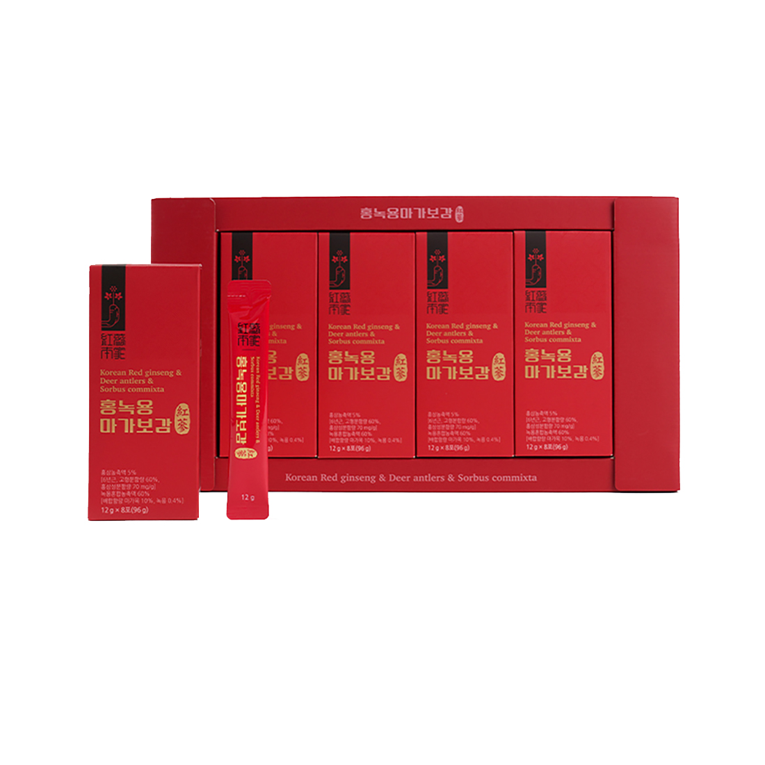 Korean Red ginseng Deer antlers Sorbus commixta Bogam