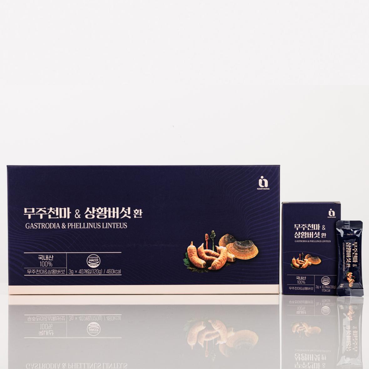 Muju Gastrodia & Phellinus Herbal Ball (Stick Type) view 4