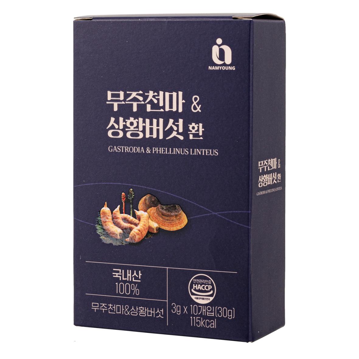 Muju Gastrodia & Phellinus Herbal Ball (Stick Type)