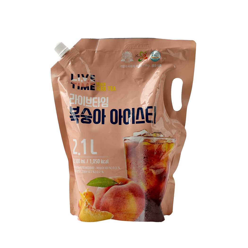 LI.V.E Time Peach Iced Tea