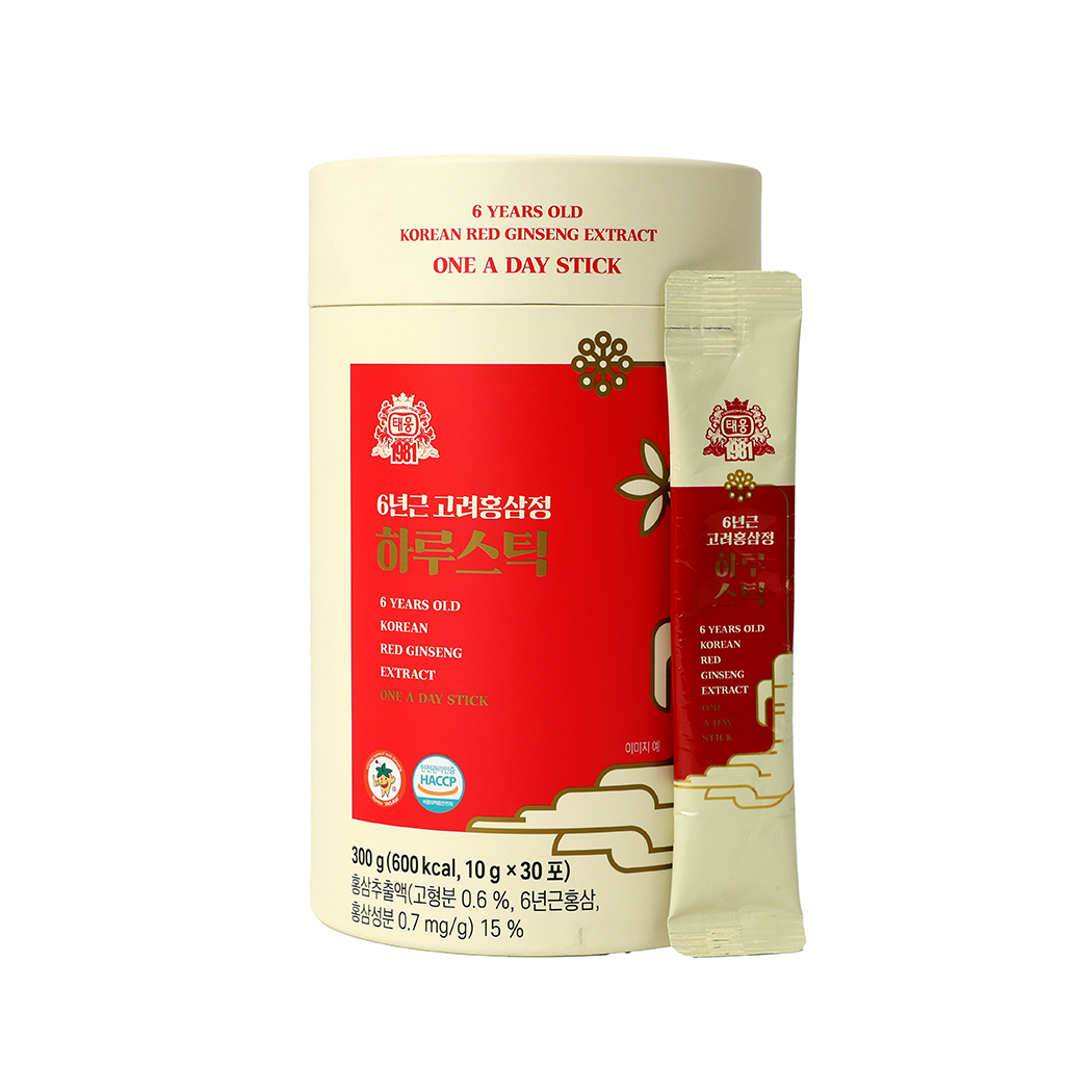6 Years Old Korean Red Ginseng Extract One a Day Stick