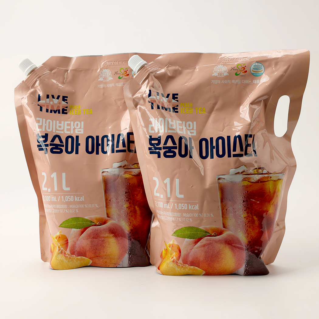 LI.V.E Time Peach Iced Tea view 3