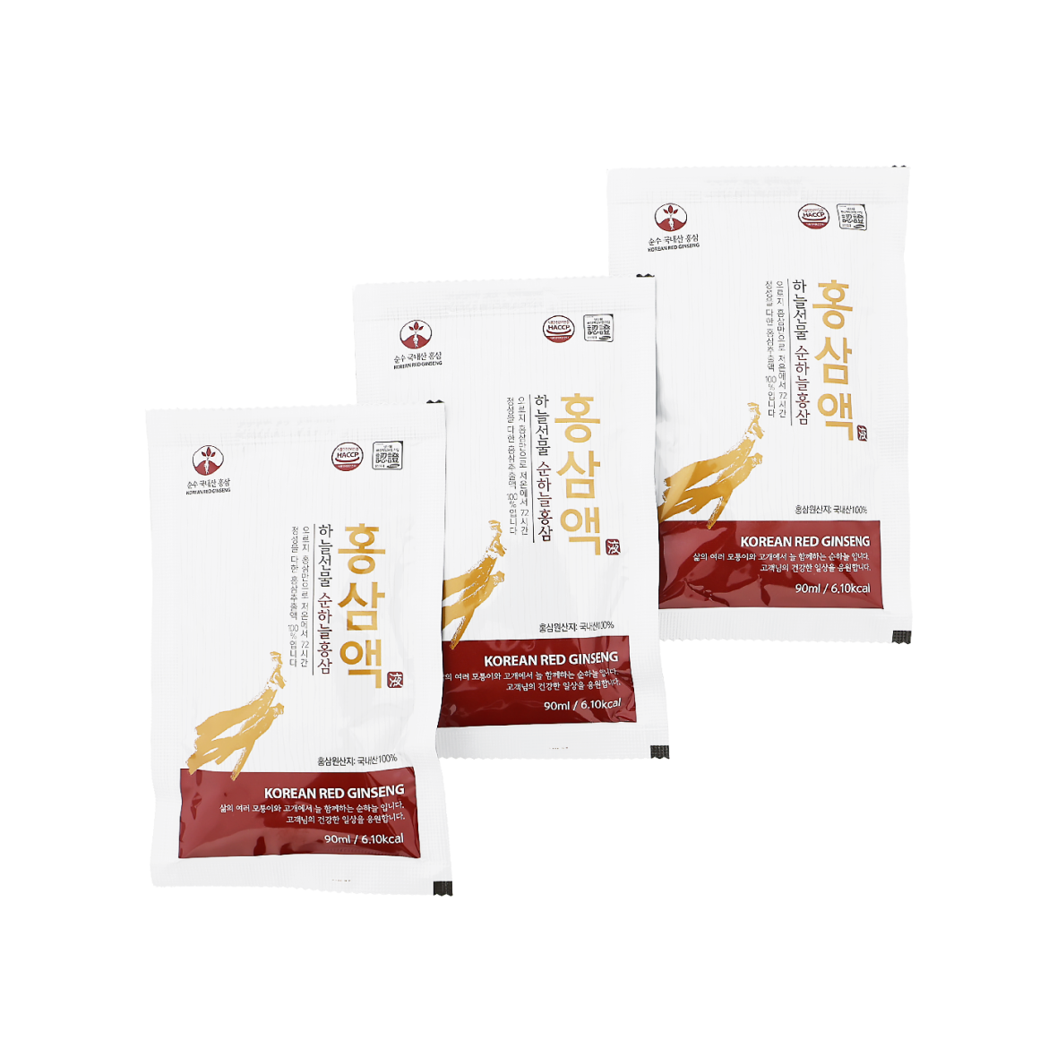 Soonhaneul Red Ginseng Pure Goryeo Red Ginseng Gin, 90ml 60pcs view 2