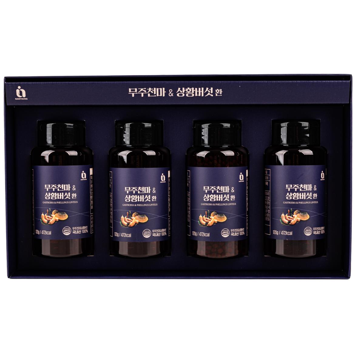 Muju Gastrodia & Phellinus Linteus Pill 120g x 4 view 3